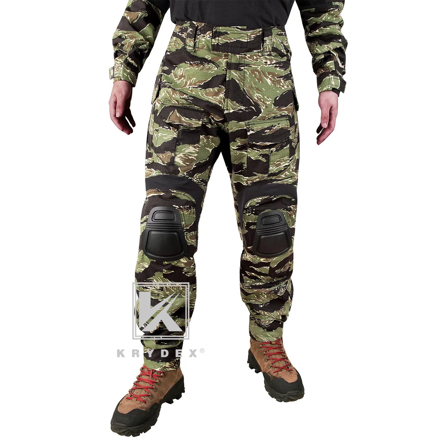 KRYDEX Tiger Stripe Camo Combat Uniform Shirt and Pants Kit