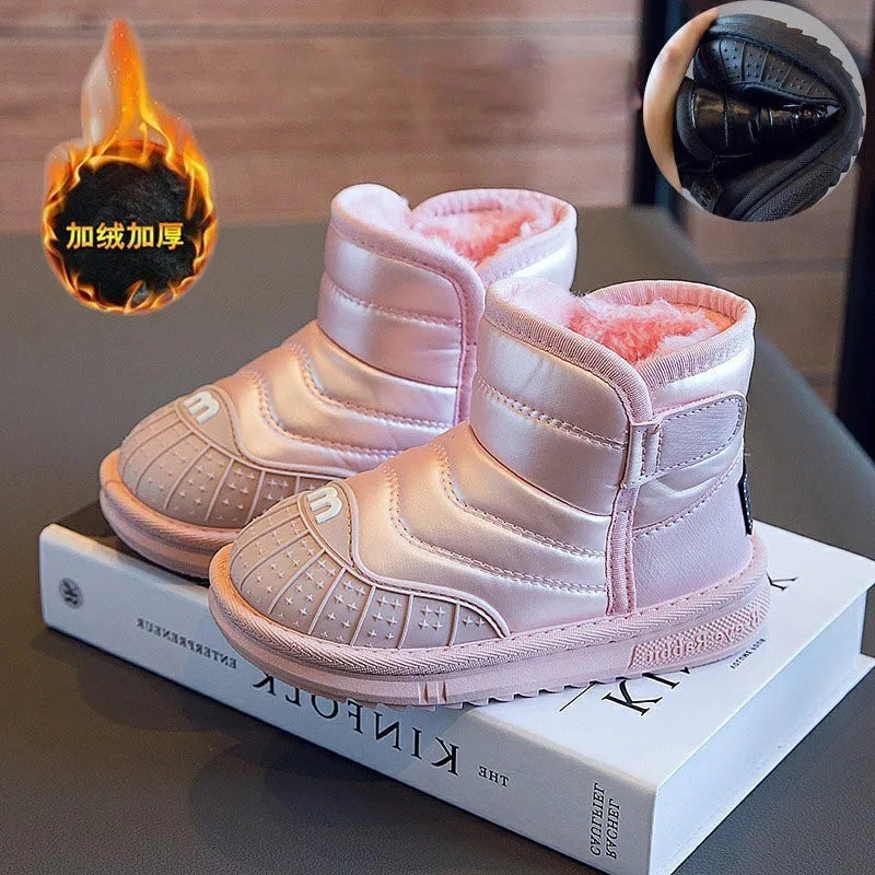 Winter Plush Toddler Boots Warm Anti Slip Snow Boots