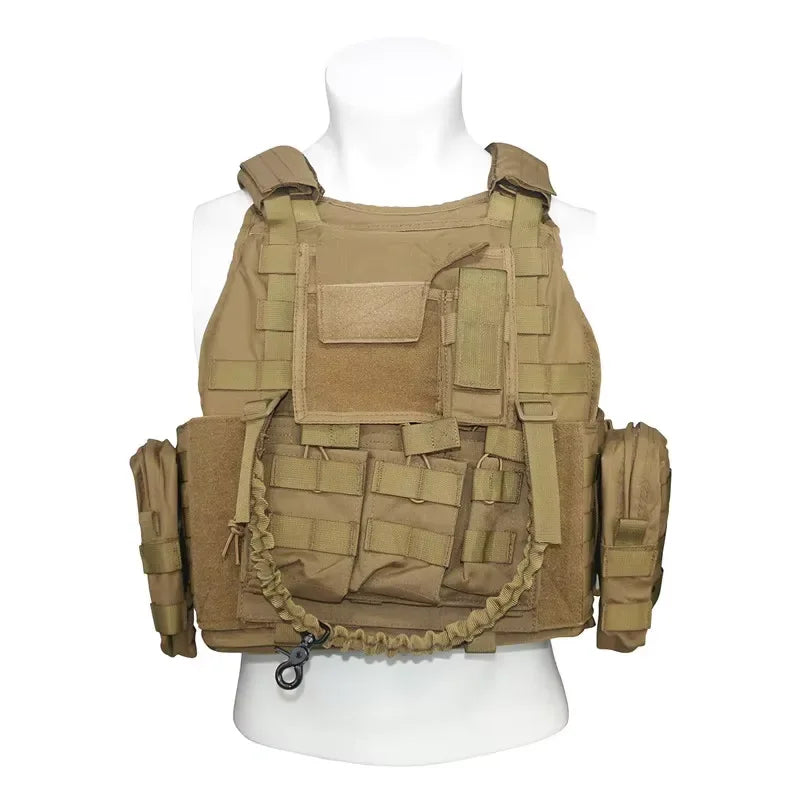 NONECN 1000D Tactical Vest Sniper Chest Rig Airsoft Armor Carrier