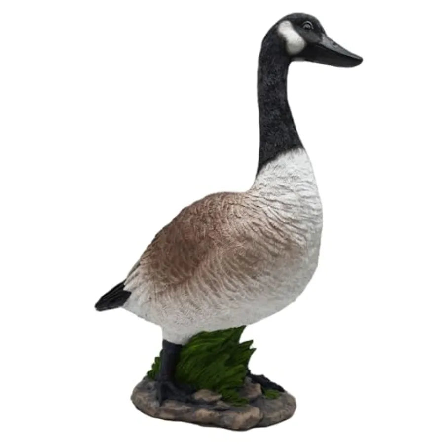 SHXI Canada Goose Resin Porch Statue Garden Yard Decor