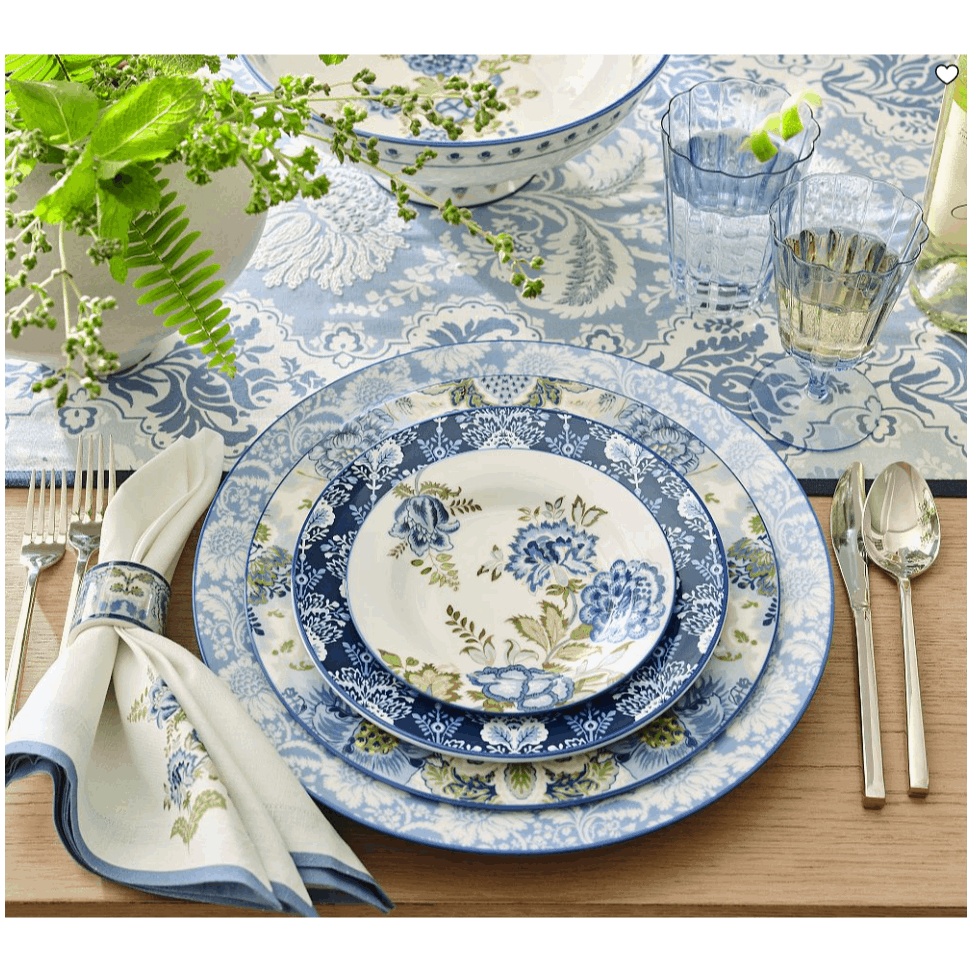 Kravet Arboretum Stoneware Dinnerware Set Elegant Nature Inspired Design
