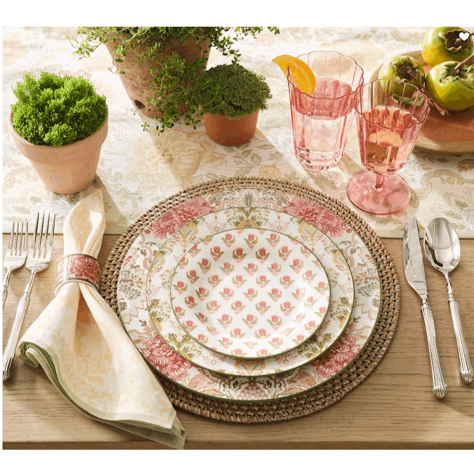 Kravet Arboretum Stoneware Dinnerware Set Elegant Nature Inspired Design