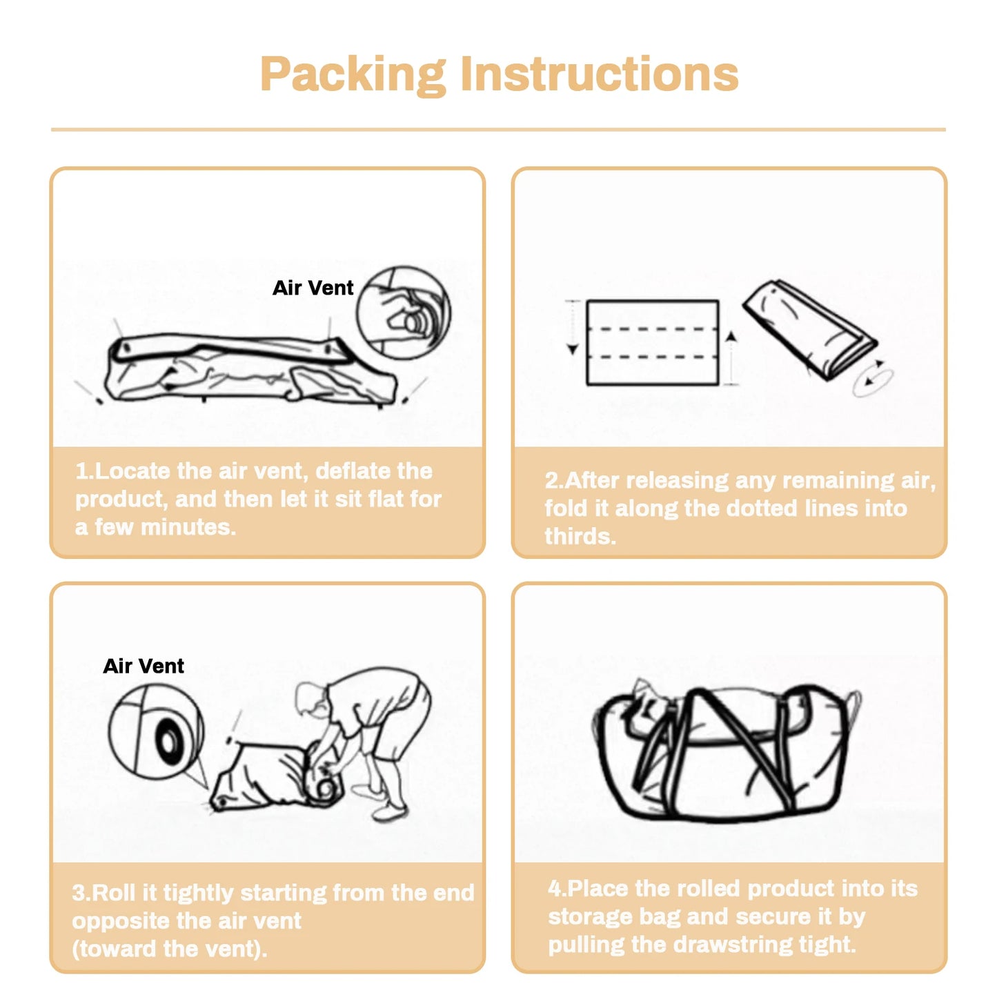 Pakicetus Quick Setup Inflatable Camping Tent With Carry Bag