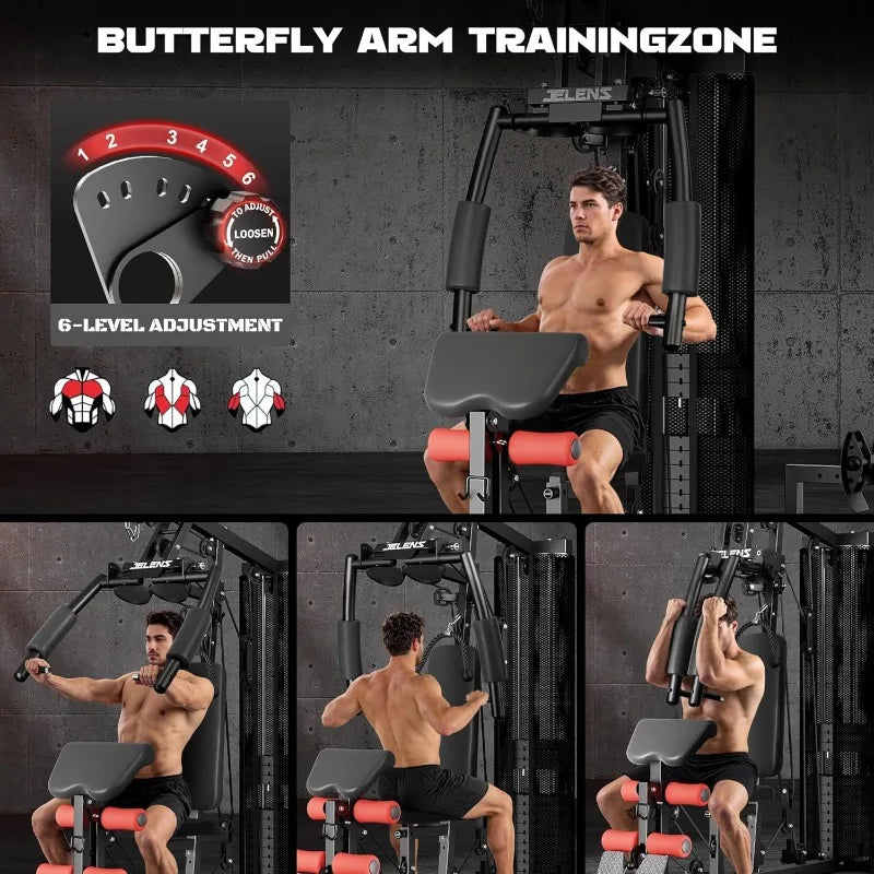 None JELENS H11 Home Gym Multifunctional Equipment With 150 LBS