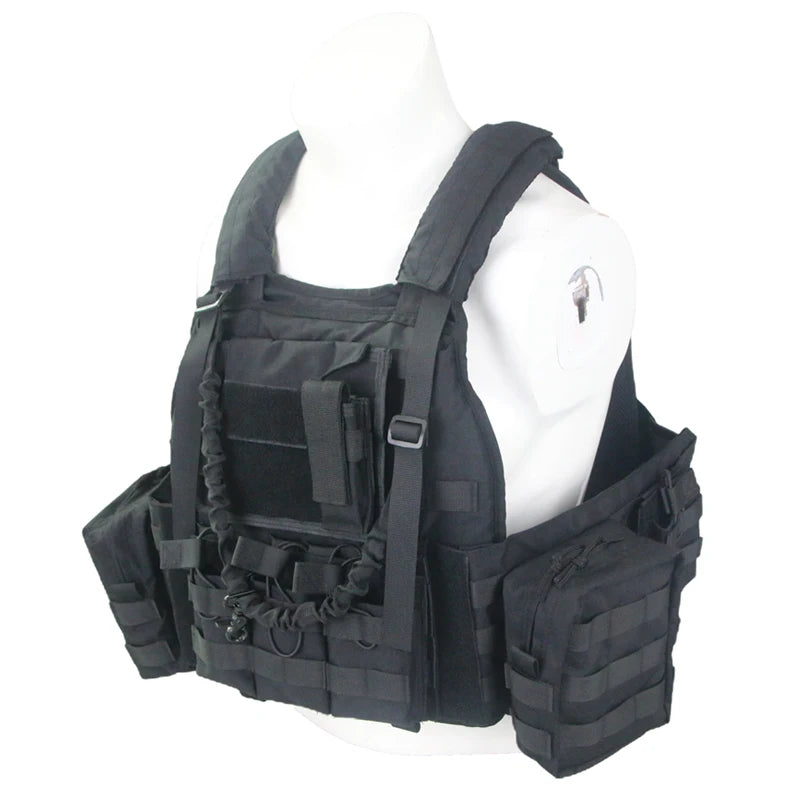 NONECN 1000D Tactical Vest Sniper Chest Rig Airsoft Armor Carrier