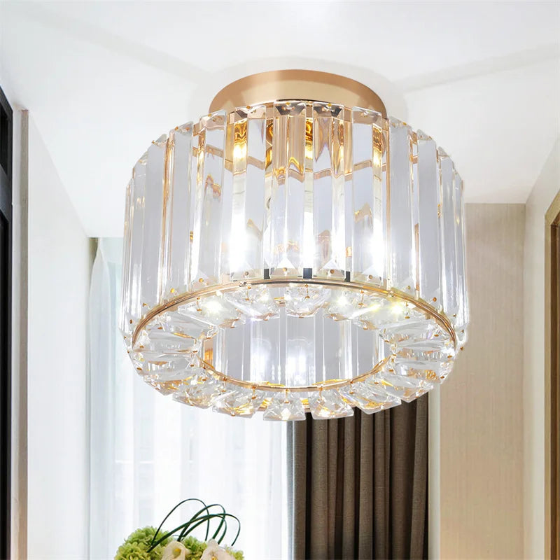 GreeLustr Modern Pendant Light Luxury Crystal Chandelier Ceiling Lamp