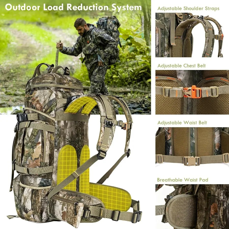 XMSJ Hunting Backpack Nylon Waterproof Rain Cover 600D