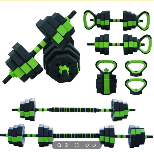 HiMISS 4-In-1 Adjustable Dumbbell And Kettlebell Set