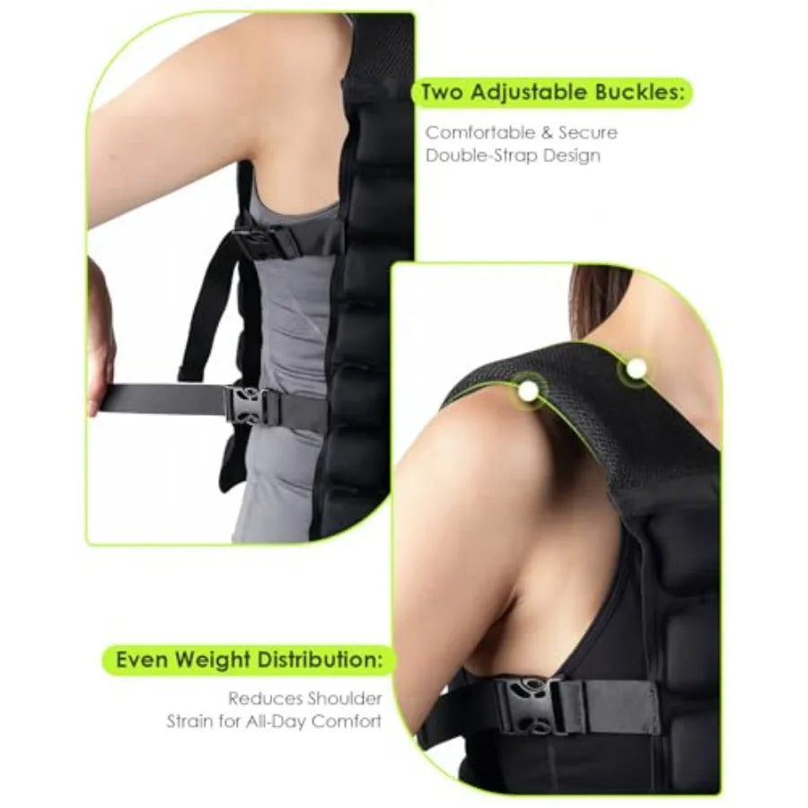 SHXI Water Filled Weighted Vest For Training And Fitness