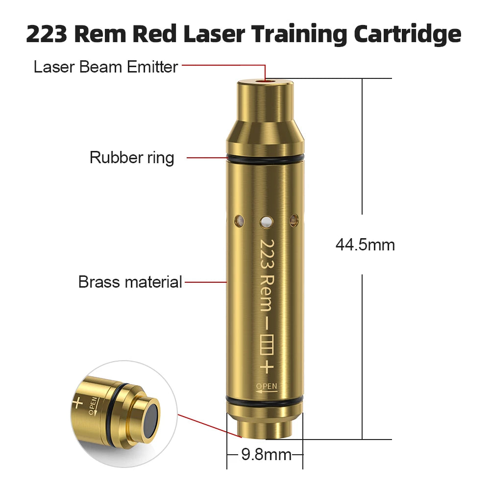 223 Laser Training Cartridge Dry Fire Laser Trainer Bullet