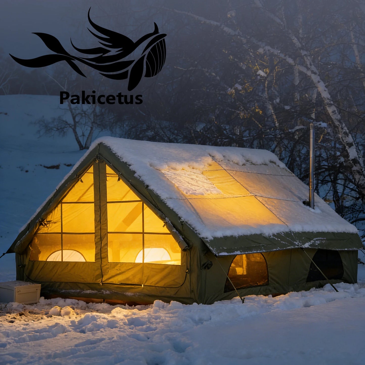 Pakicetus Quick Setup Inflatable Camping Tent With Carry Bag