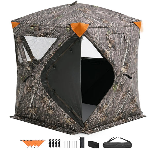 SucceBuy 270 Degree See Through Hunting Blind for Three People