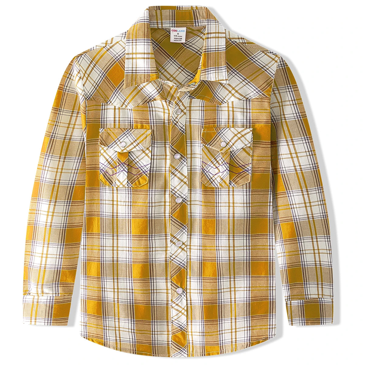 NONECN Boys Western Shirt Cowboy Costume For Kids Halloween Party