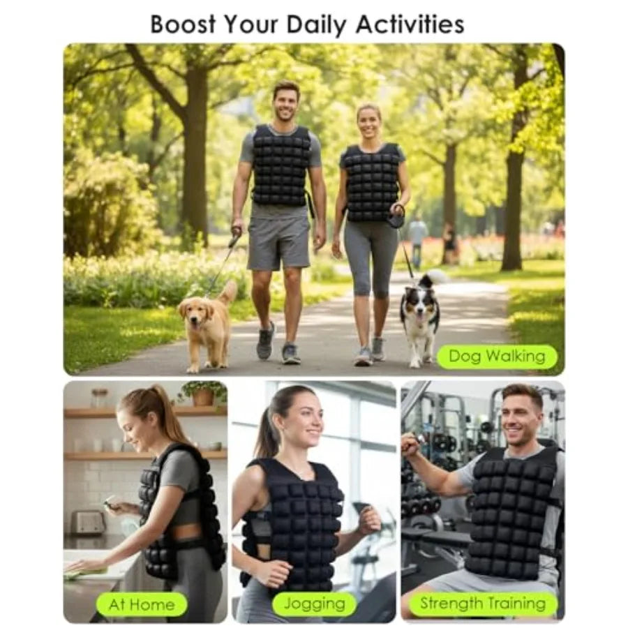 SHXI Water Filled Weighted Vest For Training And Fitness