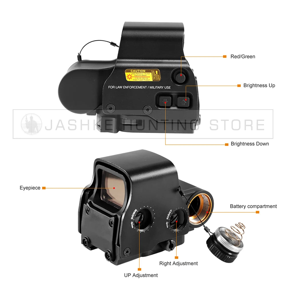 Nabila G43 3X Magnifier Airsoft Dot Scope With QD Mount