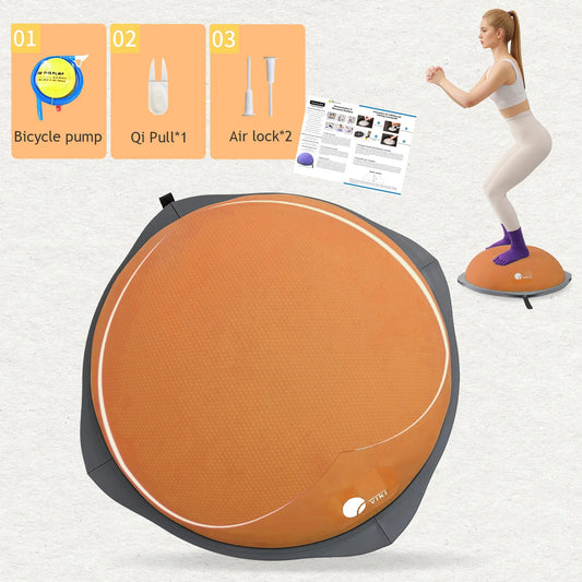 Home Yoga Balance Ball Half Ball Trainer For Core Training