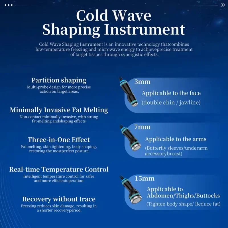 Ice Microwave 2.45GHz Skin Tightening Machine For Contouring