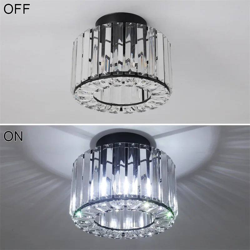 GreeLustr Modern Pendant Light Luxury Crystal Chandelier Ceiling Lamp
