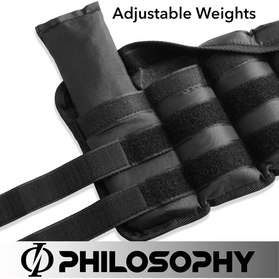 LISM Adjustable Ankle and Wrist Weights for Full Body Training