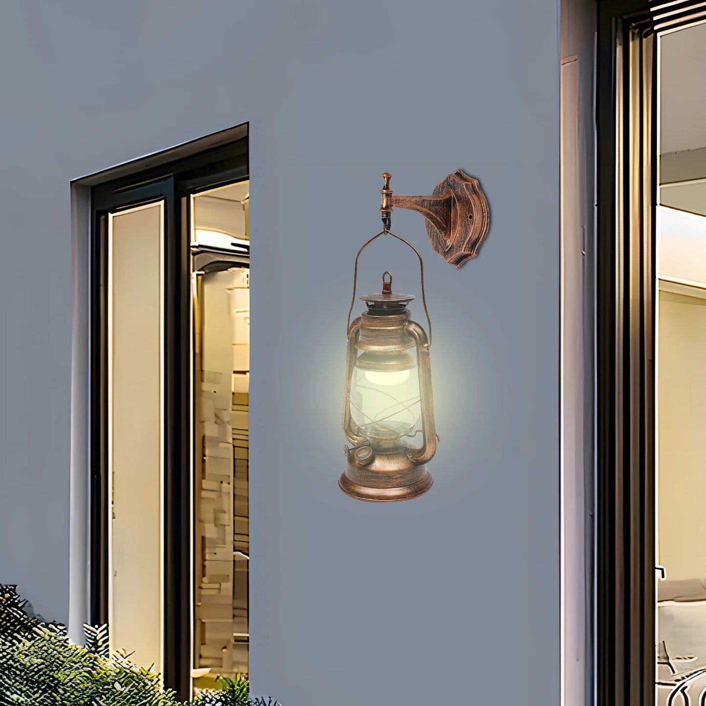 Bymaocar Outdoor Wall Light Lantern Fixture For Gardens And Facades