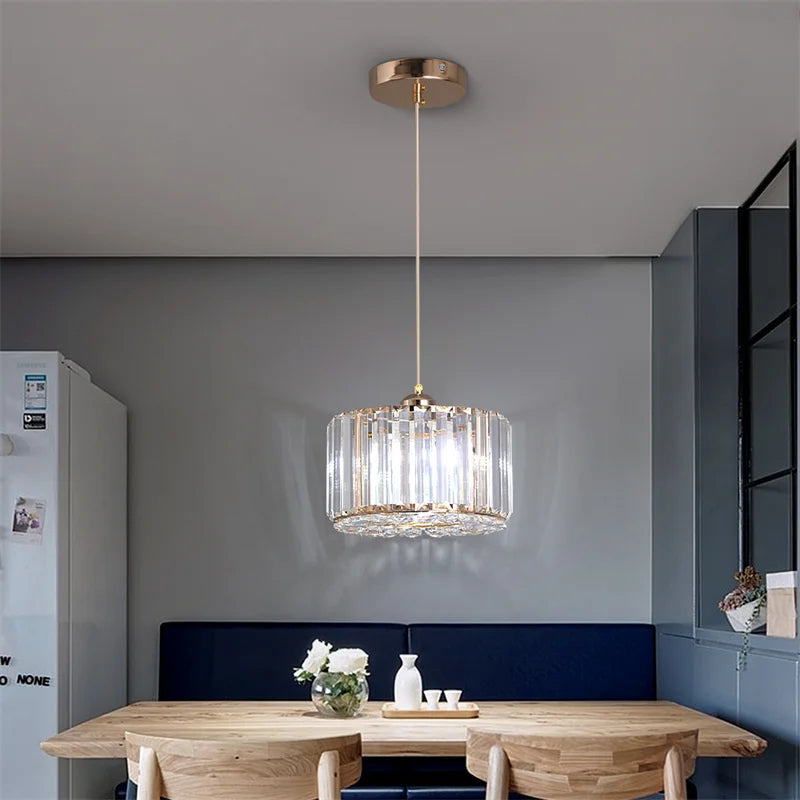 GreeLustr Modern Pendant Light Luxury Crystal Chandelier Ceiling Lamp