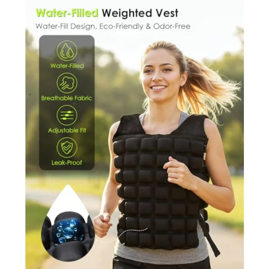 SHXI Water Filled Weighted Vest For Training And Fitness