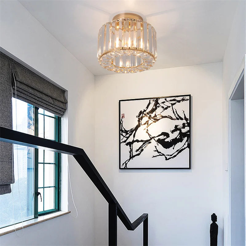 GreeLustr Modern Pendant Light Luxury Crystal Chandelier Ceiling Lamp