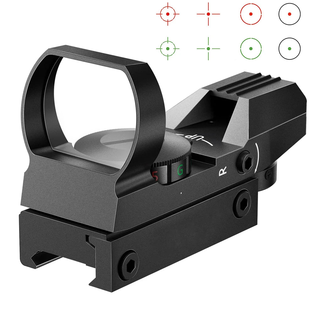 Bestsight Tactical Red Dot Sight 1x Reflex Scope Hunting Optics
