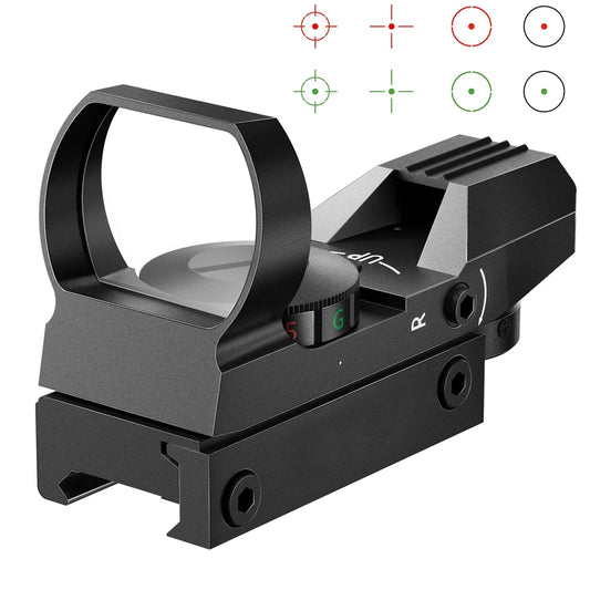 Bestsight Tactical Red Dot Sight 1x Reflex Scope Hunting Optics