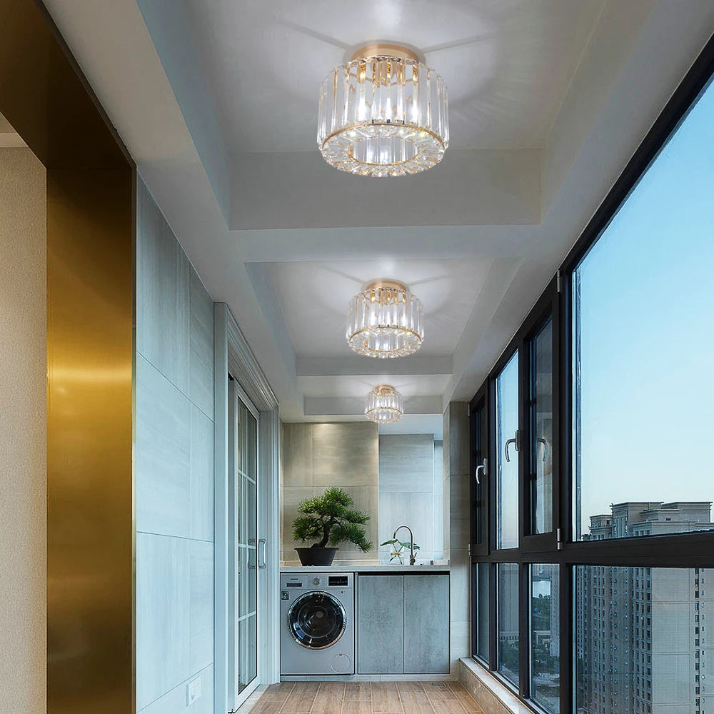 GreeLustr Modern Pendant Light Luxury Crystal Chandelier Ceiling Lamp