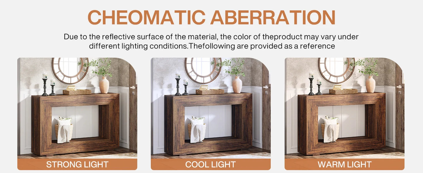 Tribesigns Farmhouse Console Table With Storage For Entryway Living Room