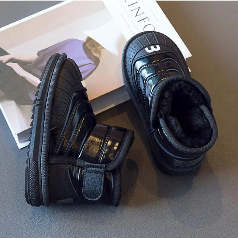 Winter Plush Toddler Boots Warm Anti Slip Snow Boots