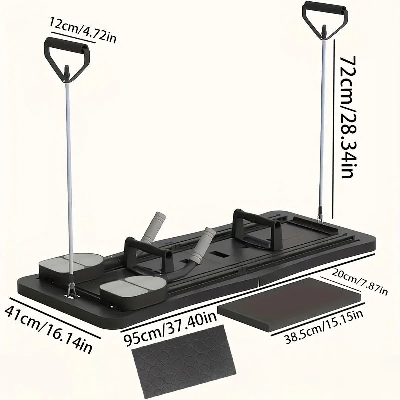 NONED Multifunctional Foldable Pilates Reformer For Home Fitness