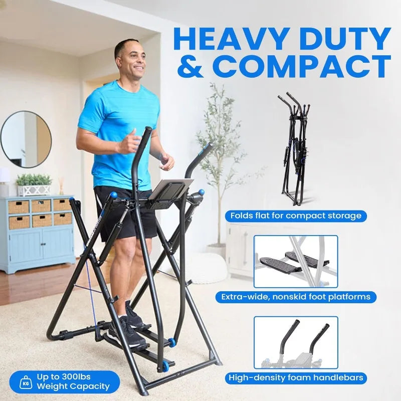 Gazelle Glider Elliptical Hybrid Exercise Machine For Home Gym