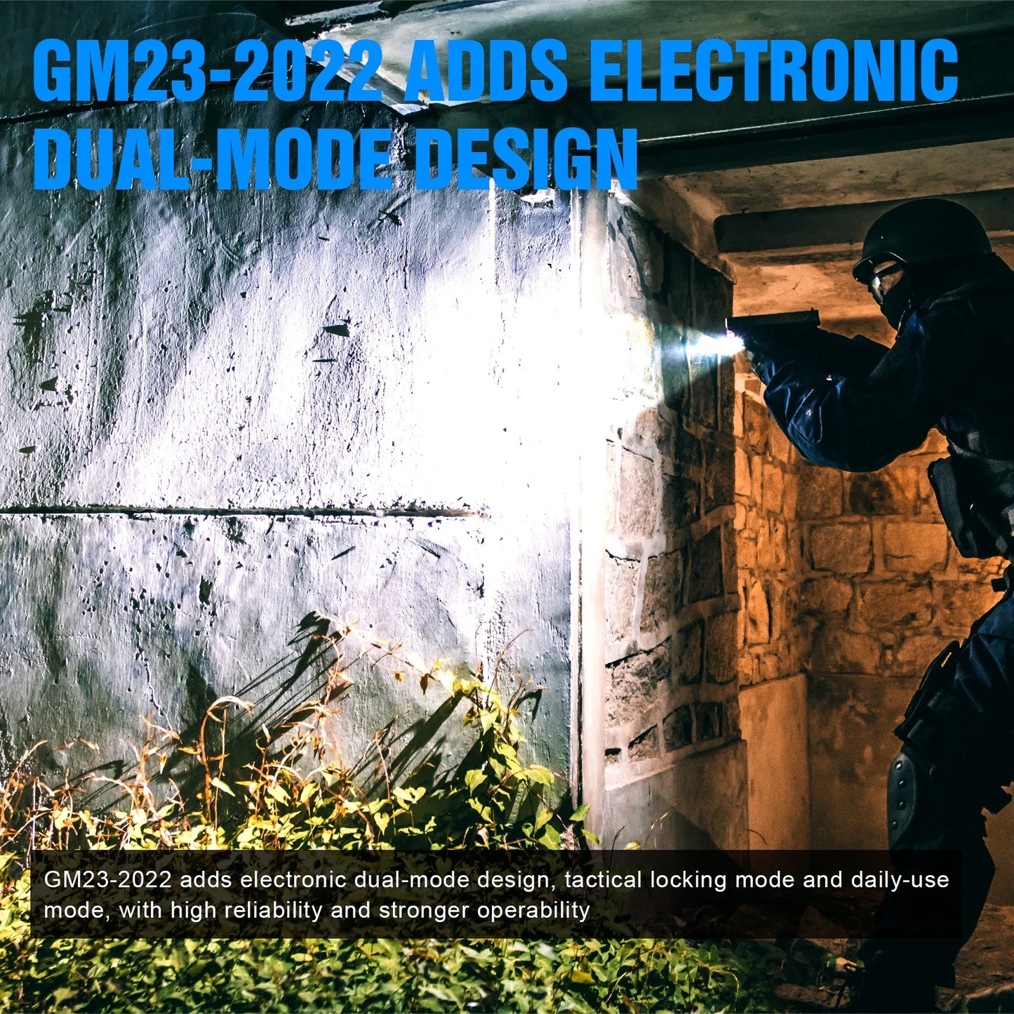 TrustFire GM23 Tactical Led Flashlight 800LM USB Rail Light
