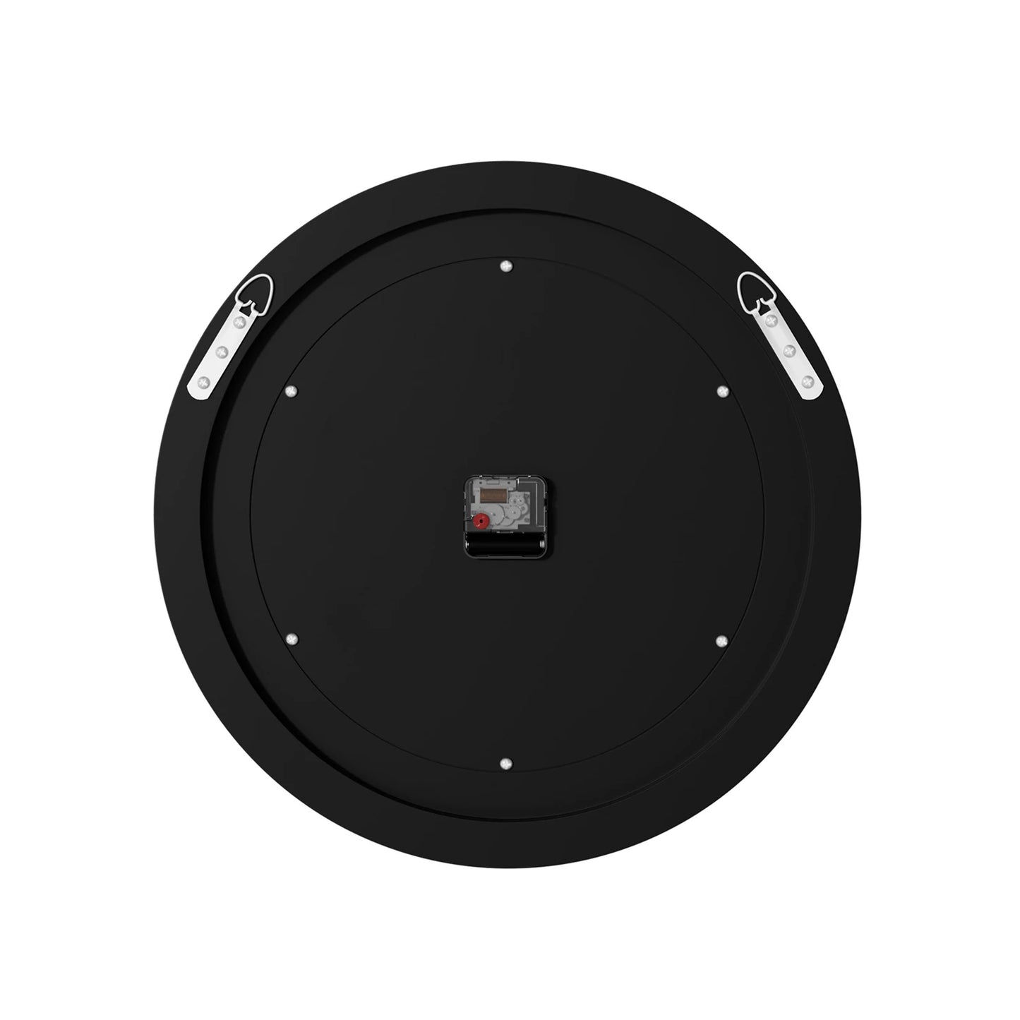Round Mirrored Wall Clock with Crystal Sparkle Bling