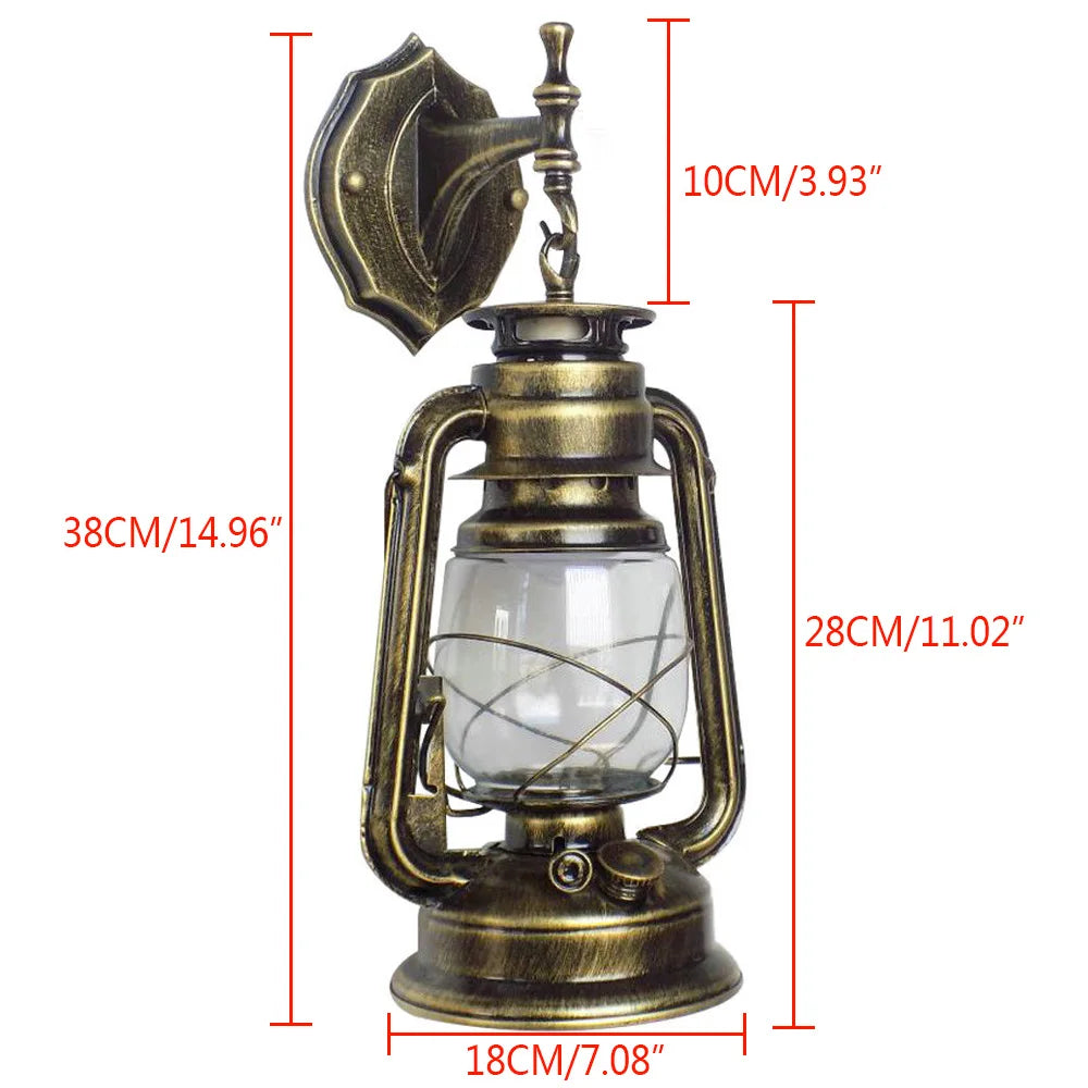 Bymaocar Outdoor Wall Light Lantern Fixture For Gardens And Facades