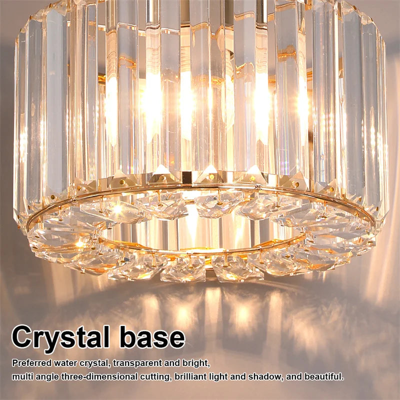 GreeLustr Modern Pendant Light Luxury Crystal Chandelier Ceiling Lamp