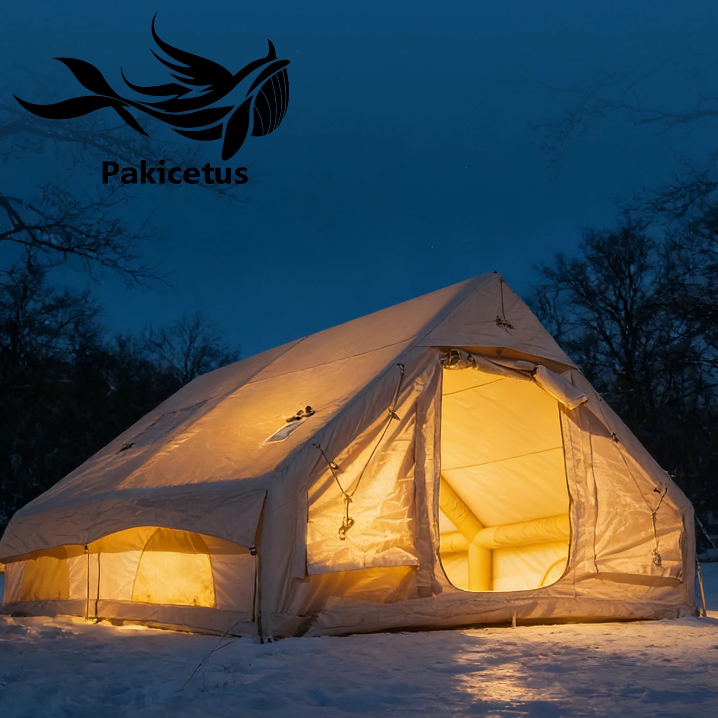 Pakicetus Quick Setup Inflatable Camping Tent With Carry Bag