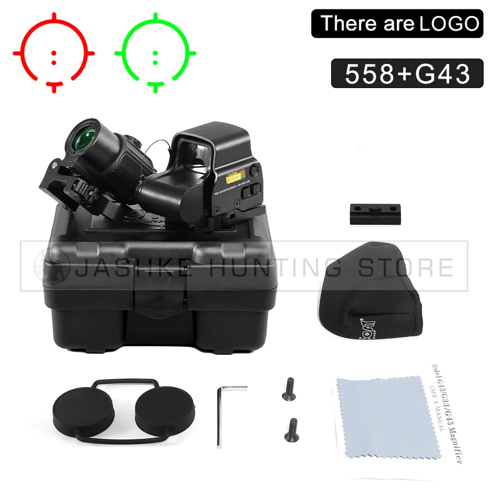 Nabila G43 3X Magnifier Airsoft Dot Scope With QD Mount