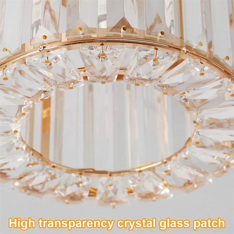 GreeLustr Modern Pendant Light Luxury Crystal Chandelier Ceiling Lamp