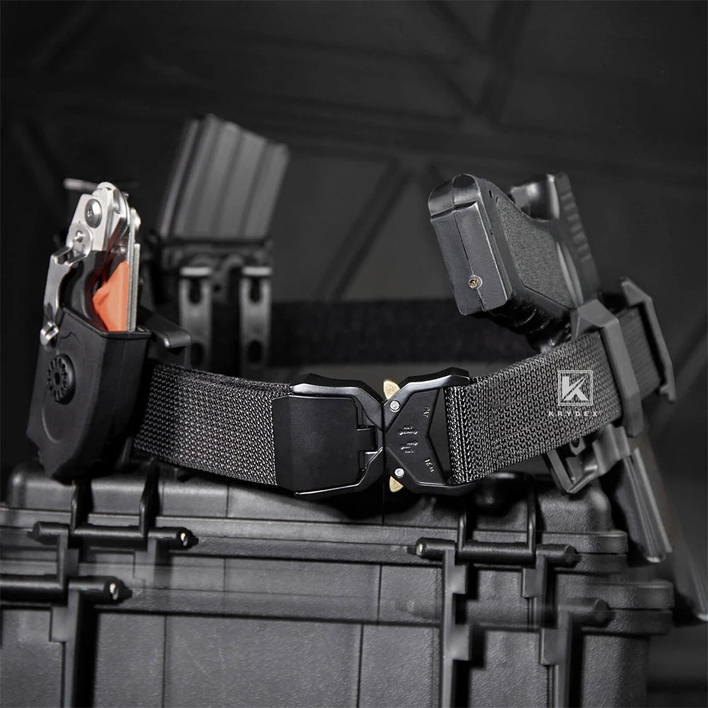 KRYDEX Tactical 2 Ply Riggers Belt with Quick Release Buckle