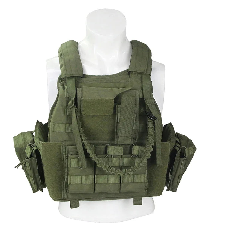 NONECN 1000D Tactical Vest Sniper Chest Rig Airsoft Armor Carrier