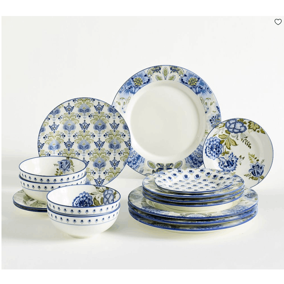 Kravet Arboretum Stoneware Dinnerware Set Elegant Nature Inspired Design